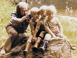 Солженицын с детьми