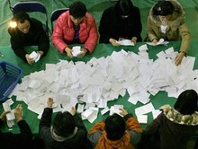 В Одинцовском районе закрылись избирательные участки, начался подсчет голосов