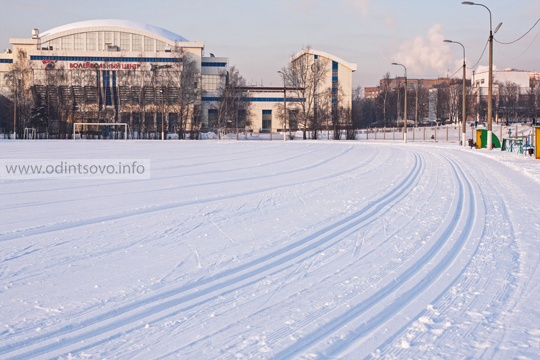 Лыжня на центральном стадионе Одинцово