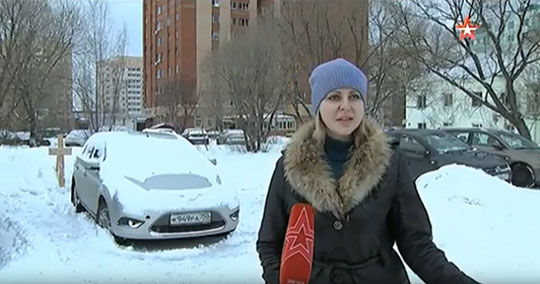 Жительница Дубков захватила парковку "крестом" 