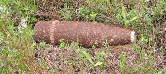 Два снаряда времён ВОВ нашли в Ромашково