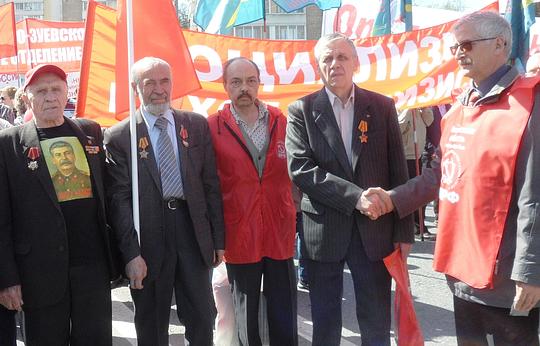 Поздравления товарищей, 1 мая на улицах Москвы., nkolbasov, Одинцово, Ново-Спортивная д.6