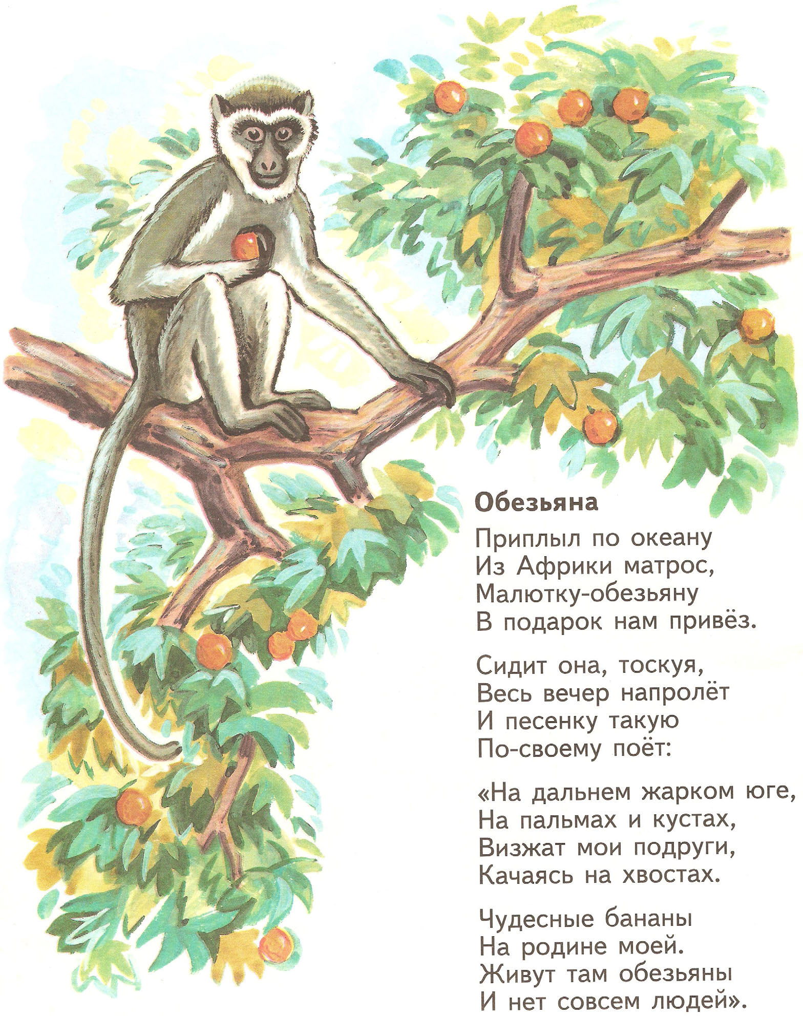 Самуил Маршак обезьянка