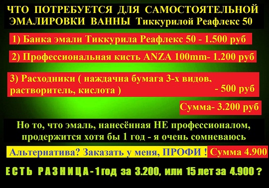 01 , 8-916 393-48-56 Реставрация ванн Тиккурилой Реафлекс 50., jiko2