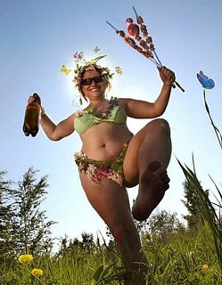 На лугу, нарисовала бабочку., Ниочём, zaika