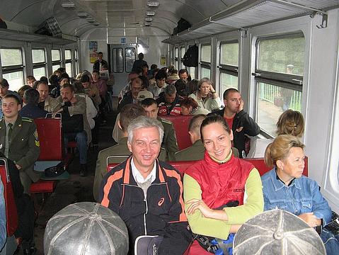 Электричка туда, Велопоход Дровнино-Бородино, MikePan, Одинцово (Трёхгорка)