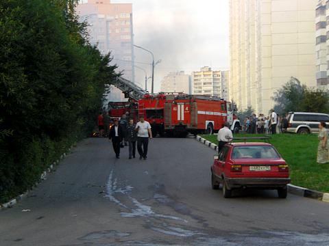 Пожар на улице б. Крылова, RedBull, Одинцово, Говорова