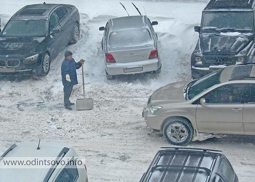 Весенняя метель в Одинцово, ando, Одинцово