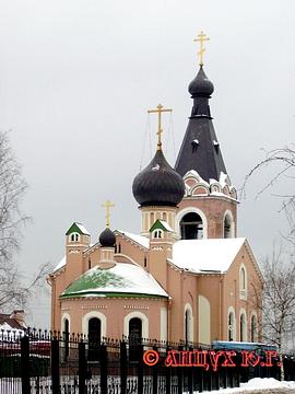 Московская область. Красногорский район. с.Ангелово. Церковь Николая Чудотворца., Церкви, часовни и монастыри, cuh, Одинцово, ул. М.Жукова