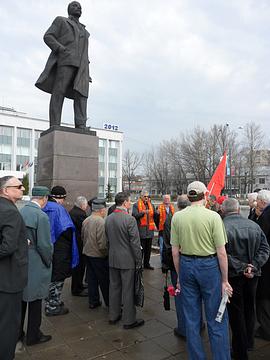 22апр2012г. Одинцово., Ленин и Сталин - наше знамя!, nkolbasov, Одинцово, Ново-Спортивная д.6