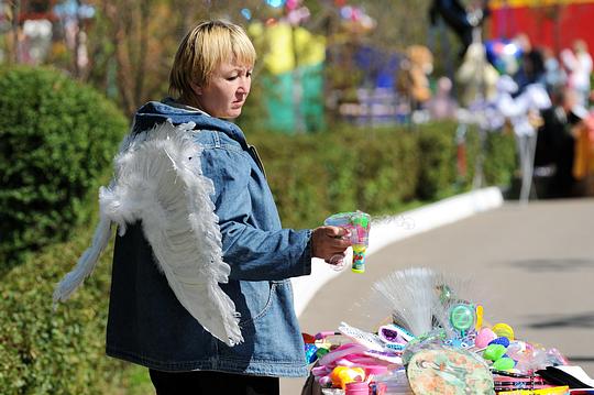 Грустный ангел продаж, День города 2010, Одинцово — 53,  день города, 2010, ptits