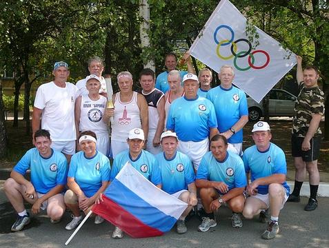 День города 2010, Одинцово - 53, Ветраны спорта Барвихи., kazkad