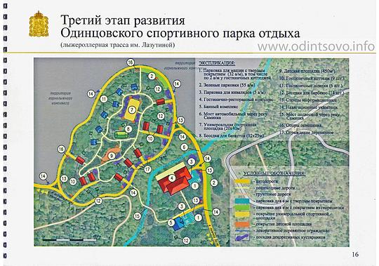 План перспективного развития Одинцовского спортивного парка отдыха, 15 страница