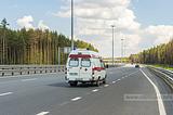 Скорая на платной трассе