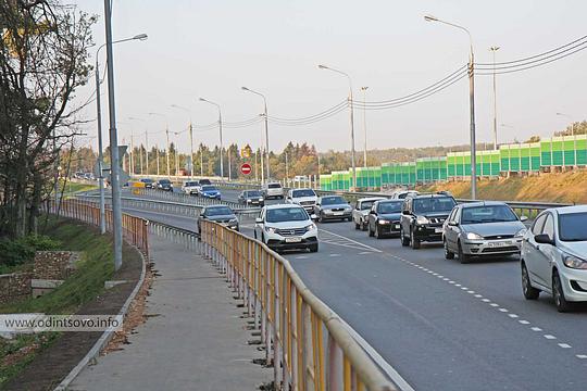 Новый светофор в Одинцово, Съезд с Красногорского шоссе и Северного обхода