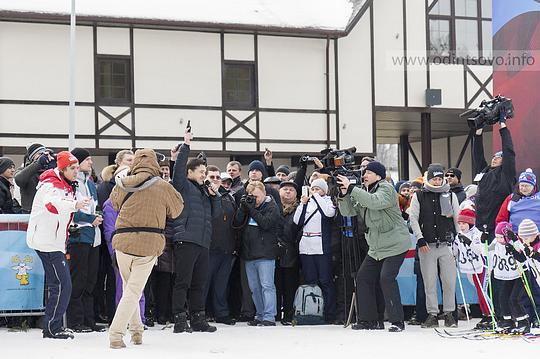 День лыжника-2015, Андрей ВОРОБЬЕВ открывает соревнования