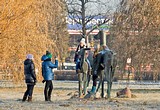 Фото на олененке