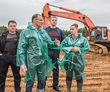 Министр экологии Подмосковья Александр КОГАН в деревне Пронское Одинцовского района