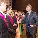 Андрея Иванов поздравил медалистов Одинцовского района