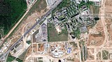 Место строительства нового ЖК в Новоивановском поселении, вид со спутника