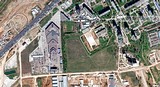Место строительства нового ЖК в Новоивановском поселении, вид со спутника