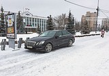 Инвалид припарковался в центре