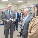 Андрей ИВАНОВ на открытии государственной аптеки
