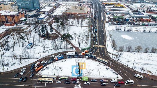 Губернатор Воробьёв открыл путепровод в Одинцово 20.12.2017, Губернатор Воробьёв открыл путепровод в Одинцово 20.12.2017
