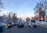 Пробка на Можайском шоссе