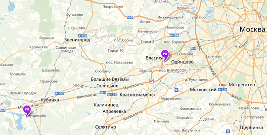 Интерактивная карта ЦБДДМО, штрафстоянки, Эвакуировали машину в Одинцово: как её вернуть?