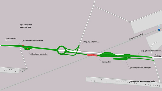 Путепровод в Акулово, Утверждён проект планировки платного путепровода в Кубинке