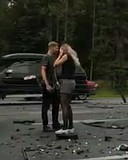 Водитель Range Rover попала на видео одного из проезжавших водителей