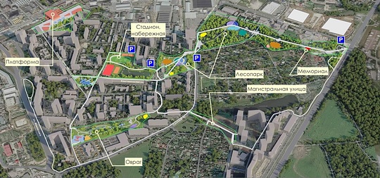 Схема парков в 8-м микрорайоне Одинцово, Обсуждение проекта парка в Глазынинском лесу 8-го микрорайона Одинцово