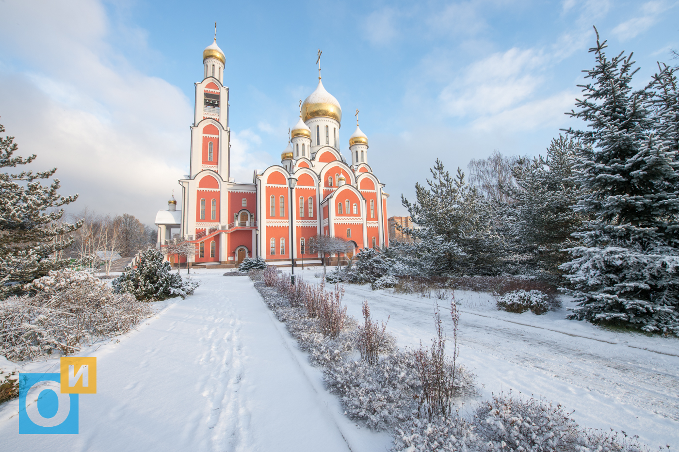 Храм Георгия Победоносца зимой