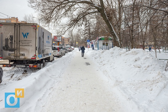 Можайское шоссе, 67, Как в Одинцово убирают снег после снегопада, Дублёр