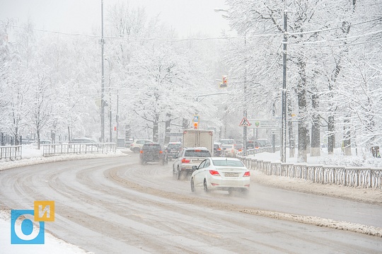 Красногорское шоссе, Одинцово засыпает снегом
