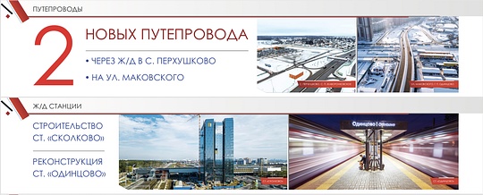 Два новых путепровода, Ежегодный отчёт главы Одинцовского района