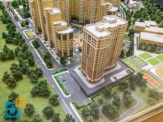 Схема и макет ЖК «Одинбург» — выезда на «Северный обход» до сих пор нет