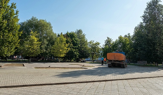 Так площадь выглядит сейчас. Фото «В Краснознаменске.ру», Август