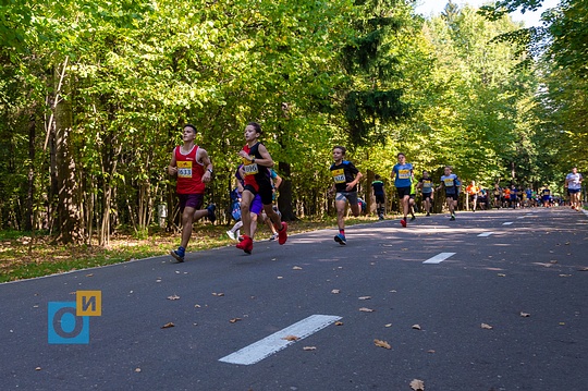 48-й Арбузный кросс в Одинцово: участники забега на дистанции, Арбузный кросс