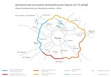 Схема Центральной кольцевой автодороги (ЦКАД)