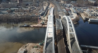 Строительство моста для МЦД-1 «Одинцово-Лобня»