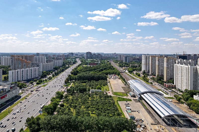 На МЦД-1 «Одинцово-Лобня» открыли новую станцию «Славянский бульвар»