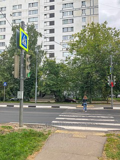 Фото: Пешеходный переход на Ново-Спортивной оборудовали светофором
