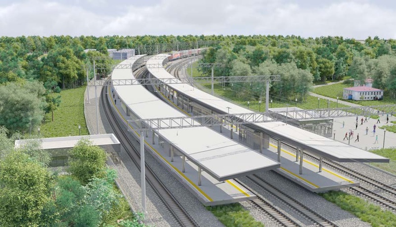 Проект: новые платформы на станции «Лесной Городок», Завершить реконструкцию станции «Лесной Городок» планируют до конца 2022 года