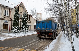 Вывоз снега, Комсомольская улица