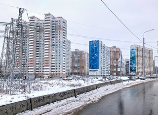 Где-то здесь должна пройти улица Чистяковой, который обеспечит выезд Трёхгорки на Северный обход Одинцово