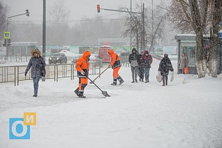 Снегопад в Одинцово