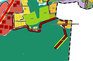 Посёлок Москворецкого леспаркоза, проект генерального плана Одинцовского округа