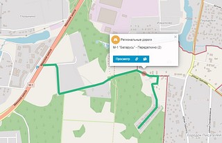 Дорога, связывающая Минское шоссе и ПСК «Переделкино»